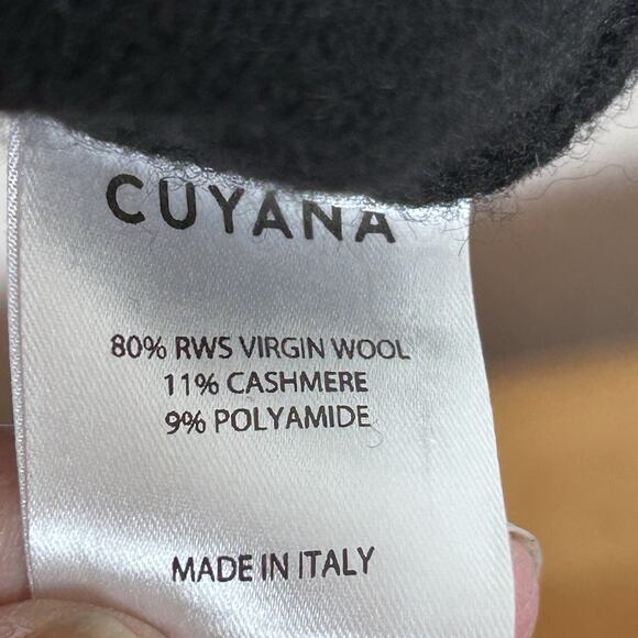 Cuyana Womens Sz S Wool Cashmere Tie Sweater Coat - Picture 4 of 10